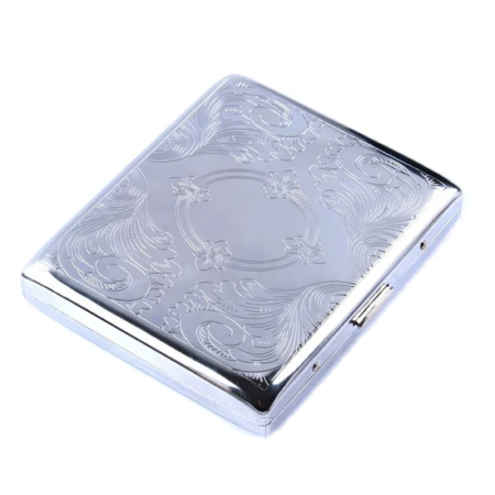 Портсигар металлический 20с. FT-09607 Вместимость: 20 сигарет